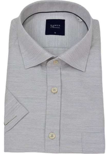 Erkek Klasik Kısa Kol Gömlek 9530 BGL-ST04747 fırsatları