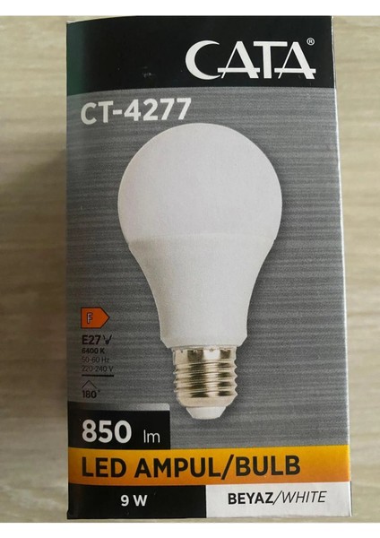 Cata 4277 9W LED Ampul (E-27) (Beyaz)