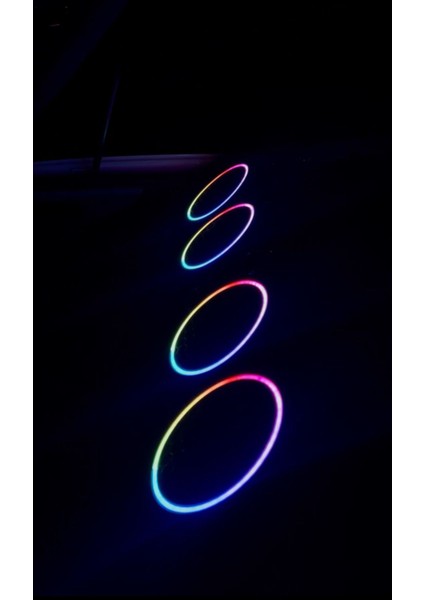 Piksel Neon Ledli 358 Mod 20'lik Midrange Kapağı 2 Takım 4ADET modelleri