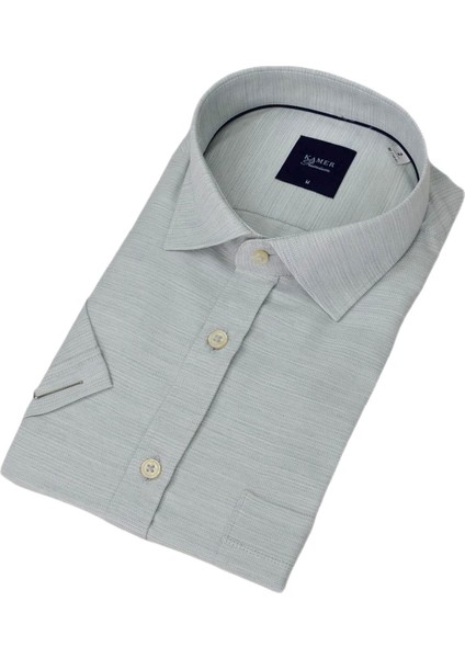 Erkek Klasik Kısa Kol Gömlek 9530 BGL-ST04747