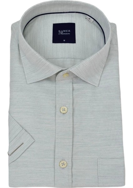 Erkek Klasik Kısa Kol Gömlek 9530 BGL-ST04747 fiyatları