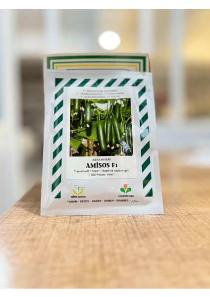 Amisos F1 Sera Hıyarı - Salatalık Hibrit Tohum 500 Adet modelleri