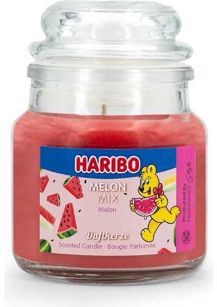 3'lü Kokulu Mum Seti Haribo Adası - Orman Partisi, Kavun Karışımı, Şeftali Cenneti