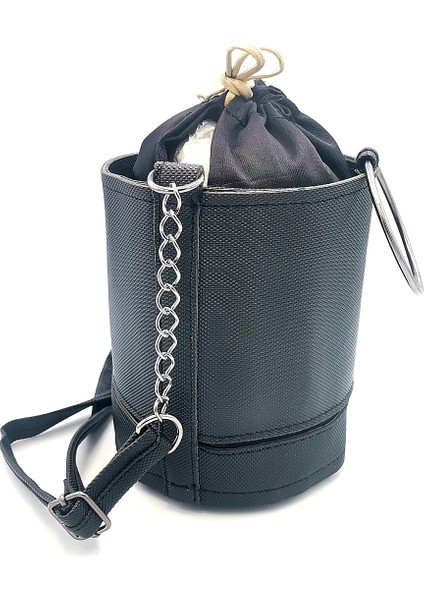 Patlı Kadın Silindir Siyah Çanta fiyatları