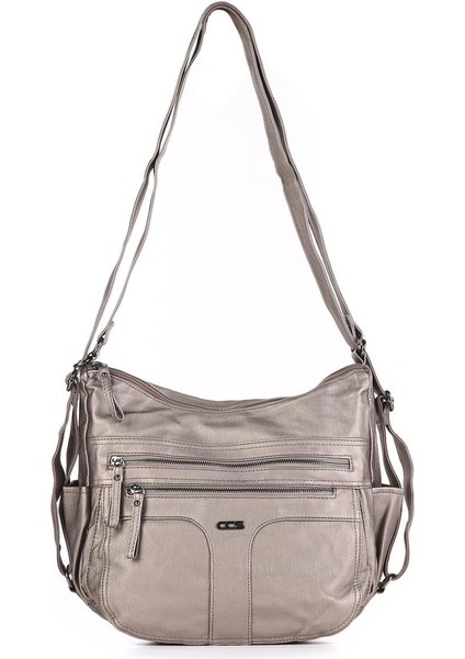 Lüks 16520 Gray Omuz Çantası