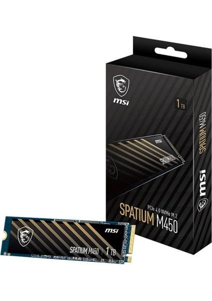 Msı Spatıum M450 Nvme M.2 500GB SSD V1