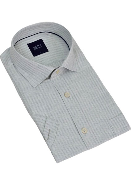 Erkek Klasik Kısa Kol Gömlek 9526 BGL-ST04748 modelleri