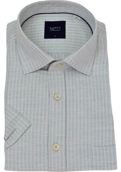 Erkek Klasik Kısa Kol Gömlek 9526 BGL-ST04748 fırsatları