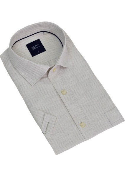 Erkek Klasik Kısa Kol Gömlek 9526 BGL-ST04748 modelleri
