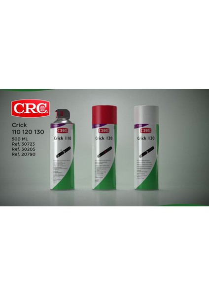 Çatlak Tespit Sprey Takımı Crick 110 + Crick 120 + Crick 130 Tahribatsız Muayene