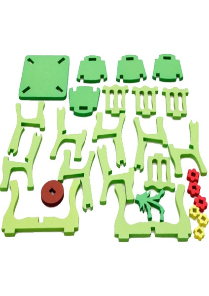 Ahşap 3D Masa Sandalye Maket Oyuncak fiyatları