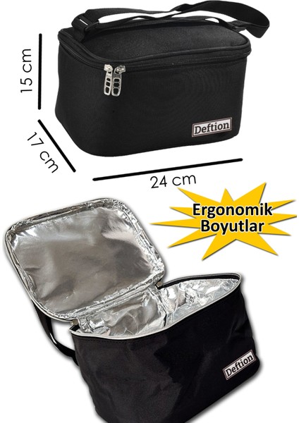 Termos Siyah Bebek Süt Mama Taşıma Bakım Çantası Termal Yemek Çanta Seyahat Isı Yalıtımlı Su Geçirmez fiyatları