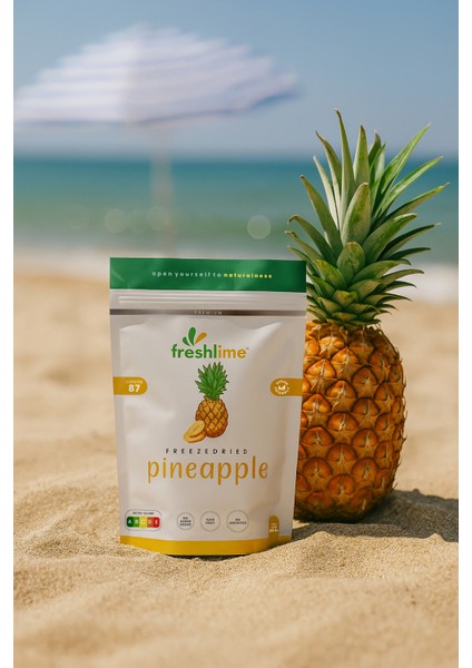 5`li Avantaj Paket Ananas Kuru Meyve Cipsi - 125 gr