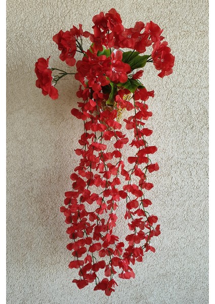 Yapay Sarkan Bitki Ortanca 6 Dallı 60 cm
