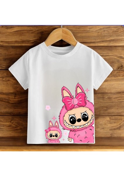 Labubu Kids Design Unisex Oversize T-Shirt