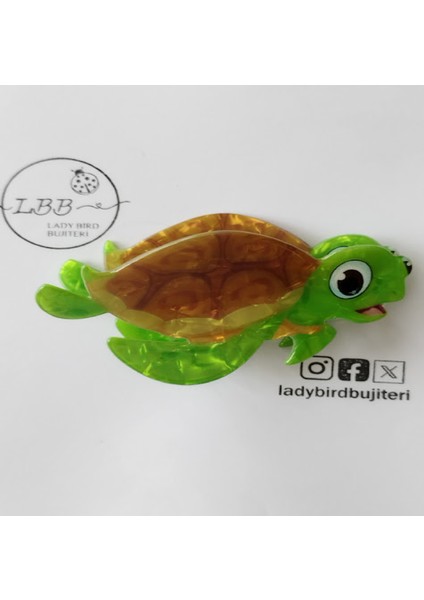 Ladybirdbujiteri Karetta Kaplumbağ Lüks Kemik Mandal Toka fiyatları