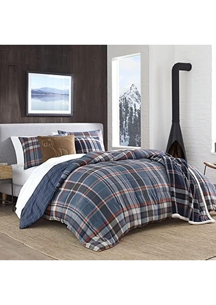 Bauer Home Shasta Lake Yorgan Seti, Kraliçe, Lacivert modelleri