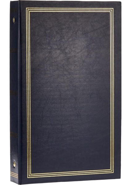 300 Pocket 4 x 6 Ring Bound Album, Lacivert, Mavi