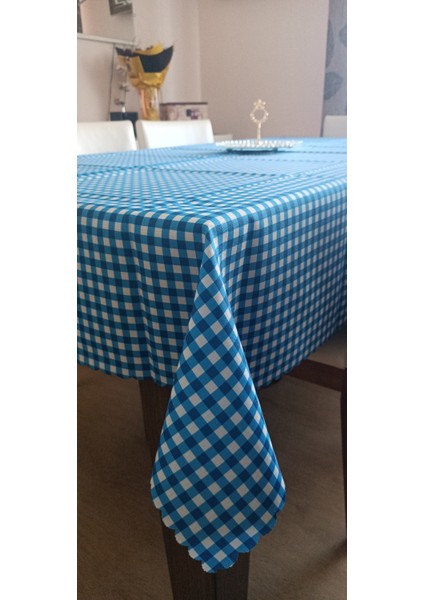 Pötikareli Dertsiz Masa Örtüsü, Sofra Bezi, Piknik Örtüsü Küçük Kare Desen (120X150CM Dikdörtgen) fiyatları