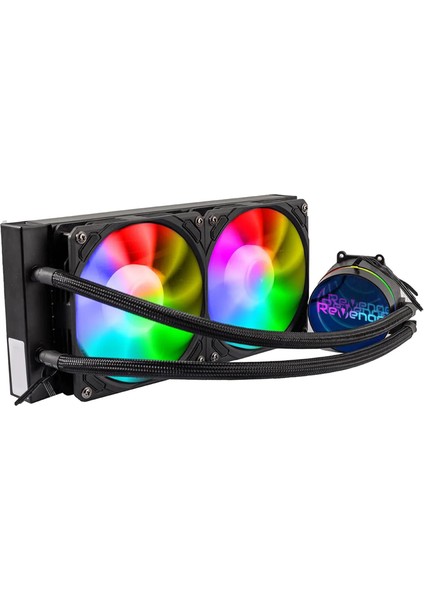 Nitro Cold 200 Intel ve Amd Destekli Rgb Fanlı Infinite Panel Cpu Işlemci 240MM Sıvı Soğutma Sistemi (Siyah)