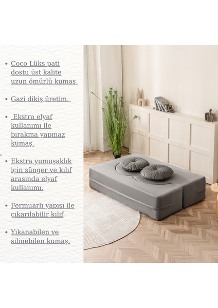 Neiro Çift Kişilik Koltuk & Yataklı & Açılabilen & Aktivite & Sünger & Modern Tv Koltuk