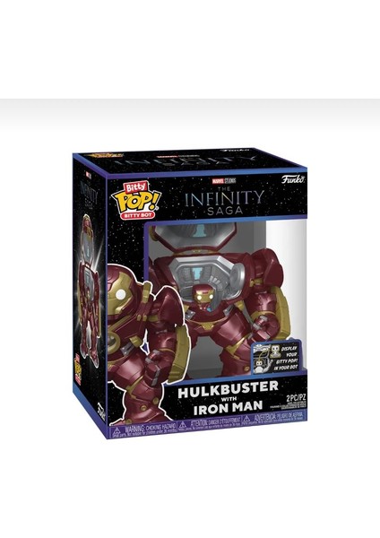 Pop Marvel Bitty Pop! Bitty Bot Hulkbuster With Iron Man Figür