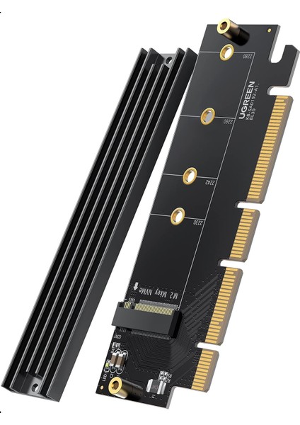 Pcıe 4.0 X4 X8 X16 Uyumlu 64GBPS Nvme M.2 SSD Dönüştürücü Adaptör