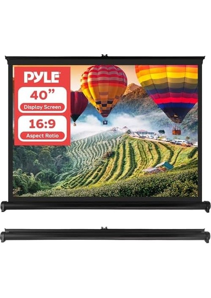 Upgraded 2018 Portable Projector Screen - Mobile Projection Screen Stand, Lightweight Carry & Durable Easy Pull Out System For Schools Meeting Conference Indoor Outdoor Use, 40 Inch (PRJTP46) fiyatları