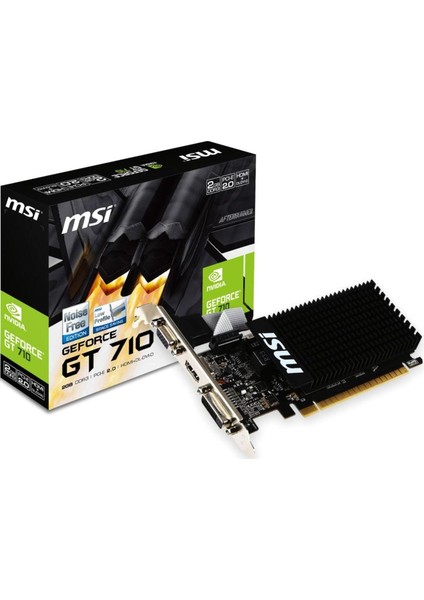 VGA Gt 710 2GD3H Lp GT710 2gb Ddr3 64B DX12 Pcıe 3.0 X16 (1xvga 1xdvı 1xhdmı) Ekran Kartı