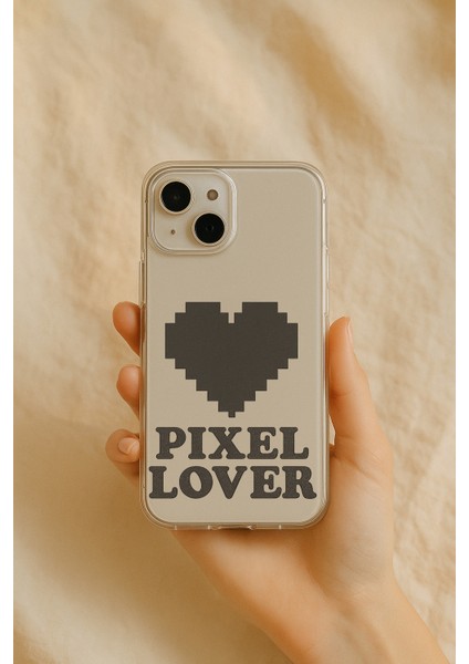 Samsung Galaxy A24 Pixel Lover Baskılı Şeffaf Silikon Kılıf