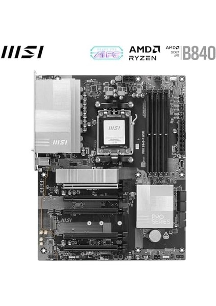 MB Pro B840-P Wıfı Am5 Ddr5 8000MHZ(OC) HDMI 2x M.2 USB 10GBS 2.5g Lan Wı-Fı 7 Atx fiyatları