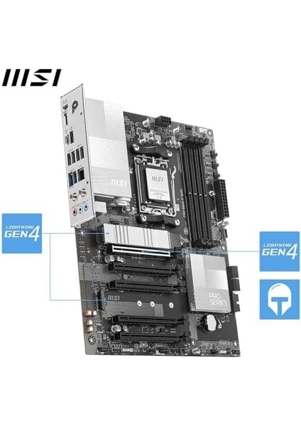 MB Pro B840-P Wıfı Am5 Ddr5 8000MHZ(OC) HDMI 2x M.2 USB 10GBS 2.5g Lan Wı-Fı 7 Atx modelleri
