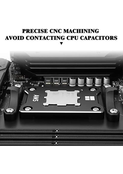 Asf-Siyah Am5 Cpu Tutucu, Düzeltici Bükülme Önleyici Sabitleme Çerçevesi, Am5 Tam Fit Sabit Işaretsiz Montaj, Am5 Bükülme Önleyici Kontak Çerçevesi, Cpu Soğutucu Standardı fiyatları