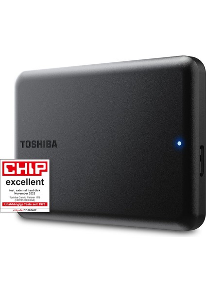 Canvio Partner 1 Tb Taşınabilir 2, 5 Inç Harici Hdd, USB 3.2 Gen 1, Mac ve Windows ile Uyumlu, USB ile Çalışır