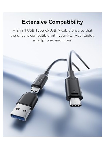 Es3 Harici SSD 2tb, Usb3.2 Gen2 Taşınabilir Ssd, Pssd 1050MB/S'YE Kadar Okuma, 1000MB/S'YE Kadar Yazma, IPHONE15 Serisi/mac/ps5/xbox/dizüstü Bilgisayar/pc ile Uyumlu Harici Katı Hal Sürücüsü fiyatları
