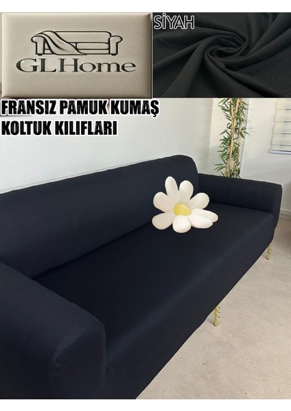 %100 Pamuk Fransız Kumaş 3 Lü Komple Giydirme Kanepe & Çekyat, Bohem, Porto, Vb. Model Koltuk Kılıfı indirimleri