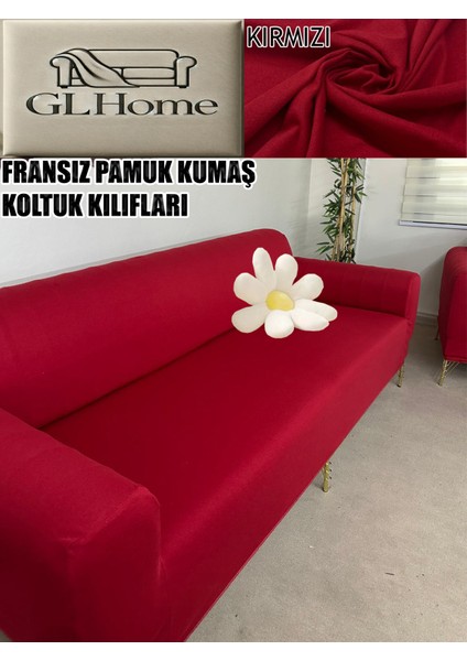 %100 Pamuk Fransız Kumaş 3 Lü Komple Giydirme Kanepe & Çekyat, Bohem, Porto, Vb. Model Koltuk Kılıfı indirimleri