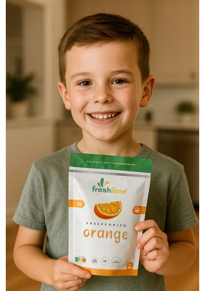 5`li Avantaj Paket Portakal Kuru Meyve Cipsi - 100 gr