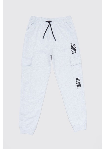 Yazı Baskılı Kargo Cepli Erkek Çocuk Eşofman Altı fiyatları