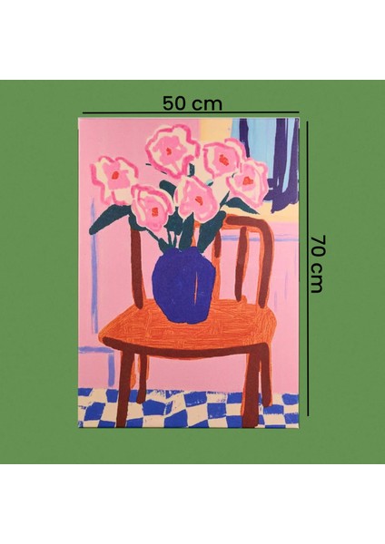 Deco Granny Summer Kanvas Tablo - Renkli - 50X70 cm indirimleri