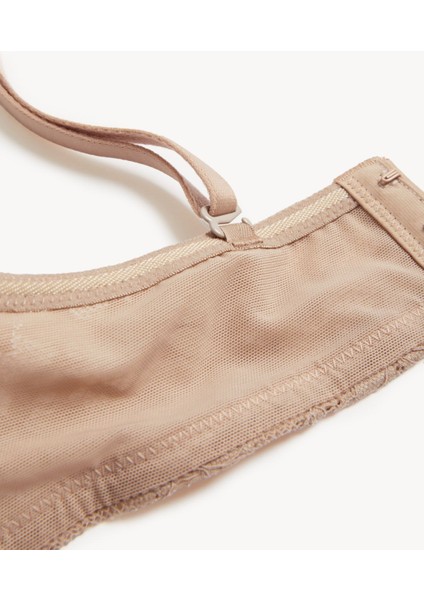 Dantel Detaylı Destekli Sütyen