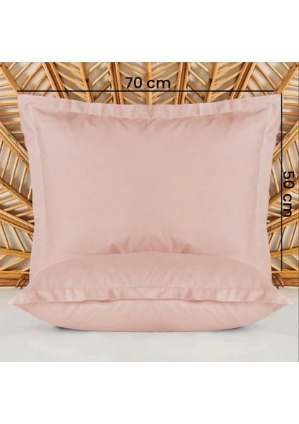 Soft Basic Oxford 2'li Yastık Kılıfı - Gülkurusu - 50X70 cm indirimleri