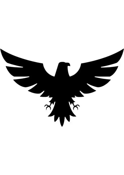 Kara Kartal Sticker 10 x 10 cm