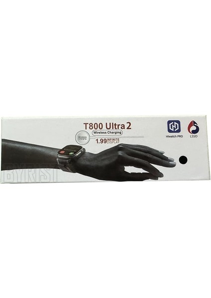 T800 Ultra 2 Spor Monitörü Erkek Kadın Spor Akıllı Saati Ios Android Hiwatch Pro App 45MM Akıllısaat