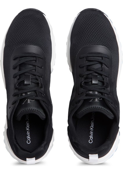Siyah - Beyaz Erkek Sneaker Hıke Runner Tech Knıt fırsatları