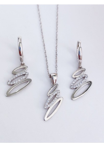 18 Ayar Altın Kaplama Hare Tasarım Kolye Küpe Kadın Set Doğum Günü Hediye fiyatları