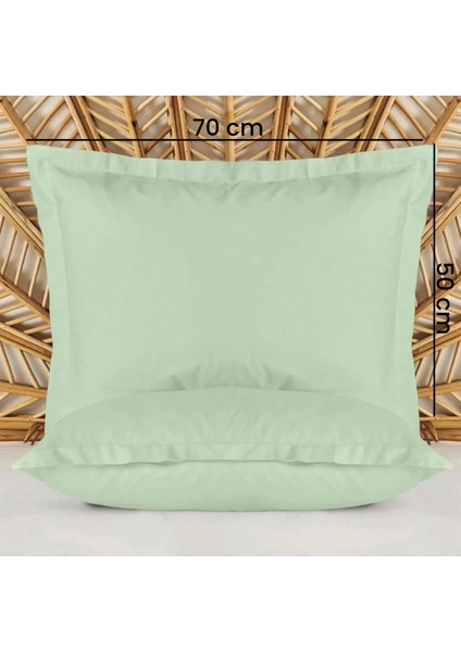 Soft Basic Oxford 2'li Yastık Kılıfı - Yeşil - 50X70 cm indirimleri