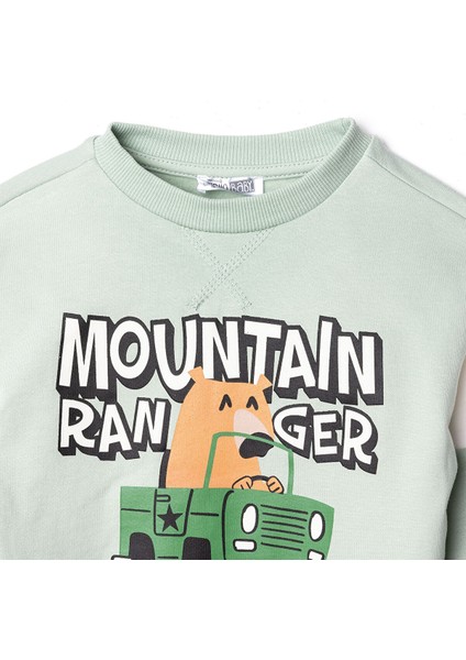 Erkek Bebek Eşofman Takımı Bisiklet Yaka Uzun Kol Ribanalı modelleri