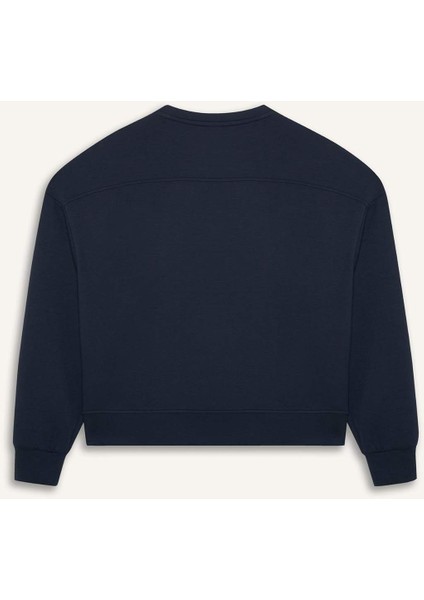 fit Oversize Geniş Kalıp Bisiklet Yaka Modal Sporcu SWEATSHIRT E8954AX25AU