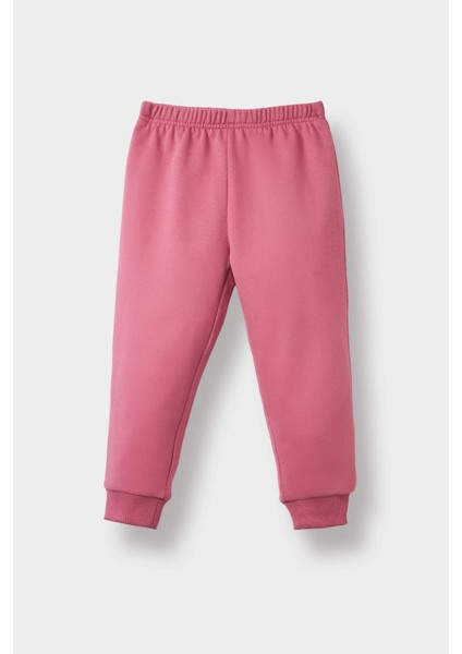 Kız Bebek 2'li Takım İçi Yumuşak Tüylü Sweatshirt Eşofman Altı fiyatları